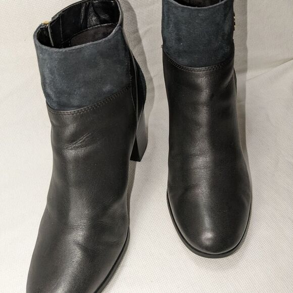 Cole Haan Black Leather & Suede Boots - Picture 8 of 8